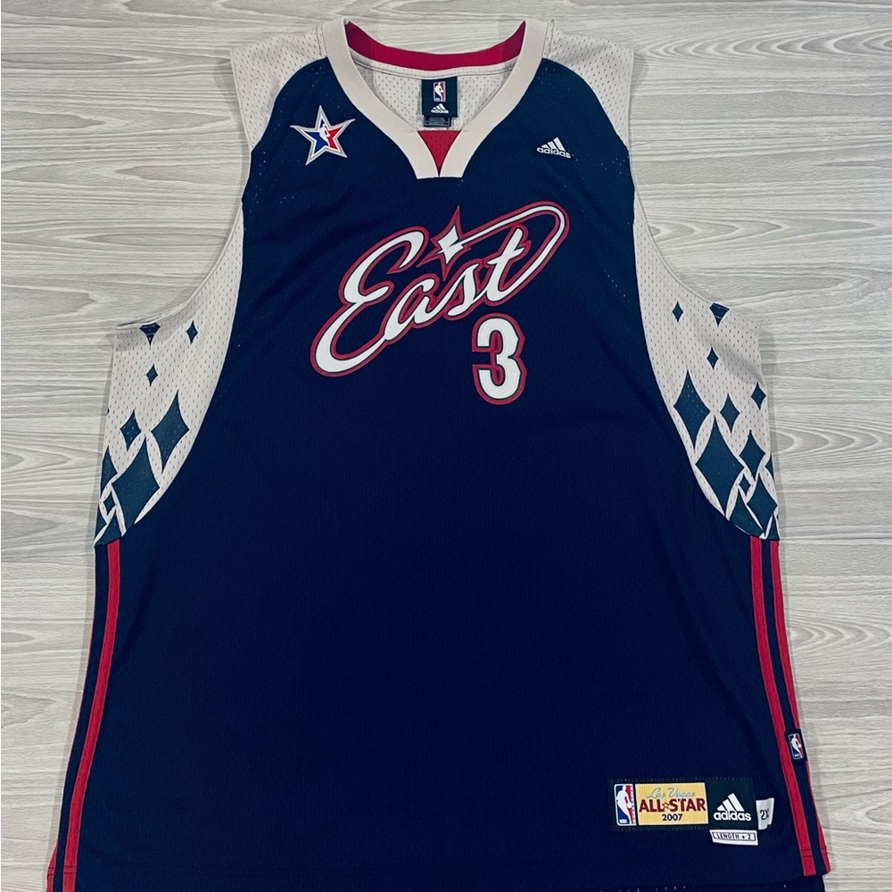 Adidas 2007 Dwayne Wade #3 Heat NBA All Star Game Jersey Men’s Size 2XL